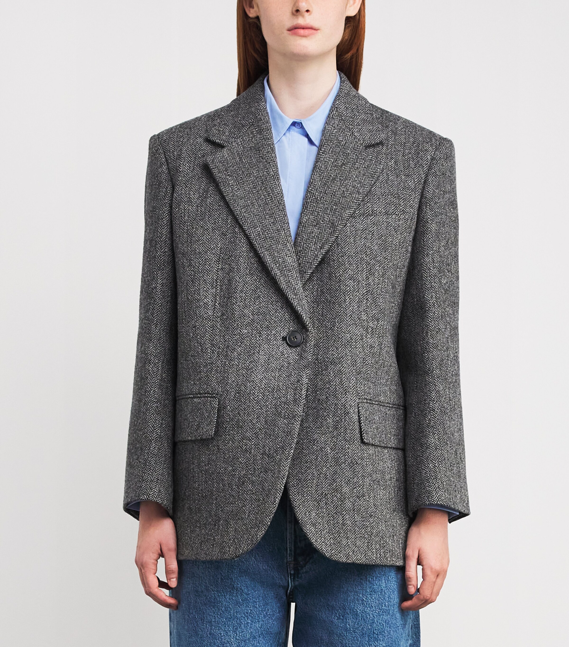 Weekend Max Mara Virgin Wool Tweed Blazer
