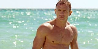 Daniel Craig shirtless and fit as James Bond
