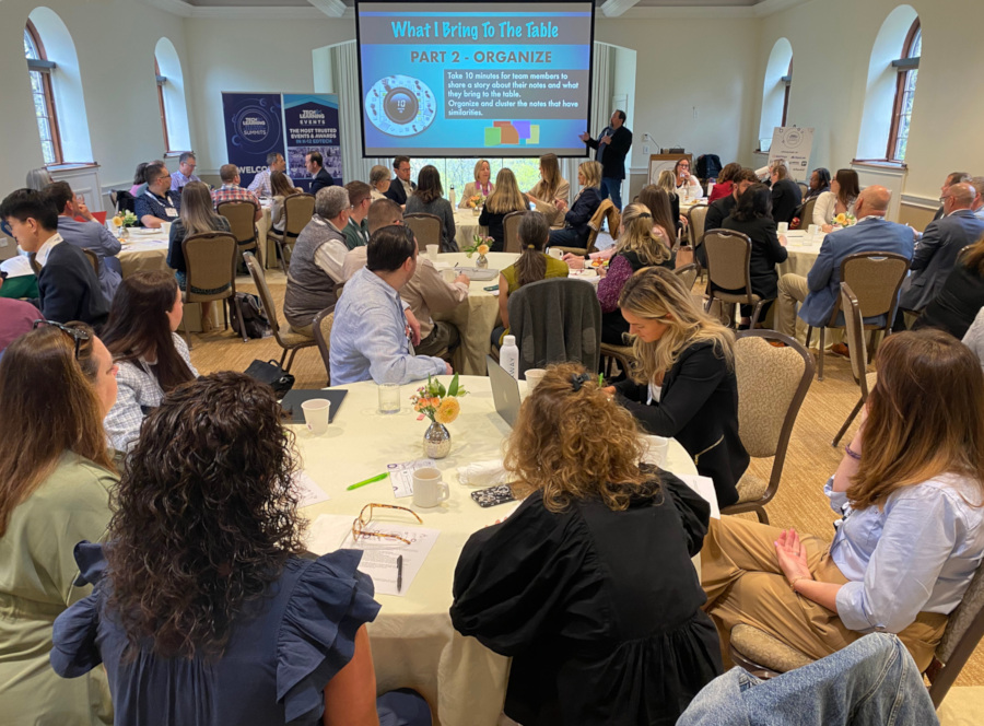 Carl Hooker presenting at TL Regional Leadership Summit