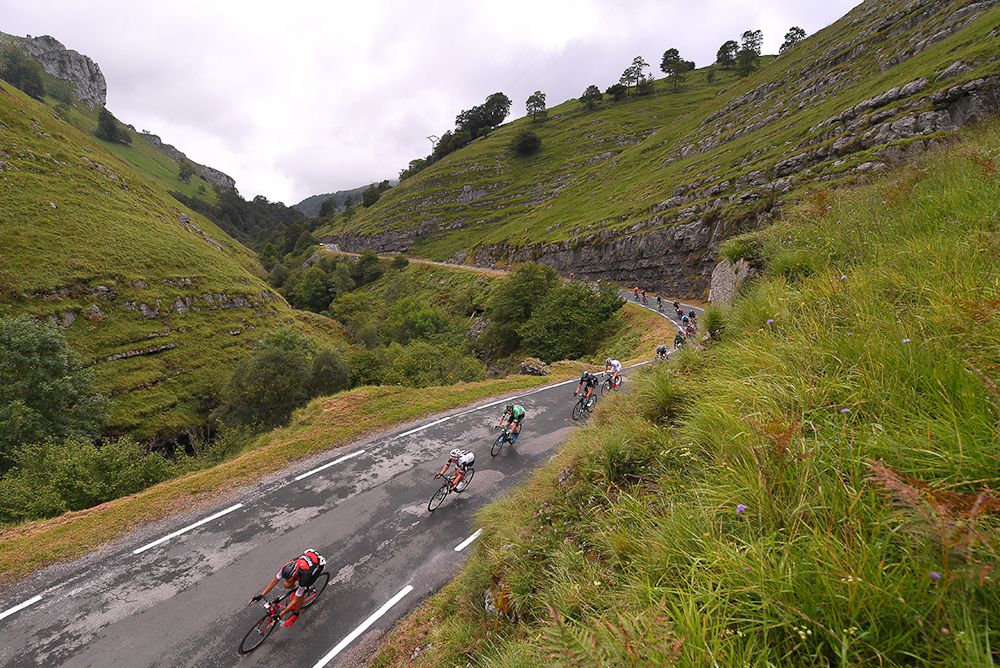 Scenery along the route of stage 17 at the Vuelta a Espana