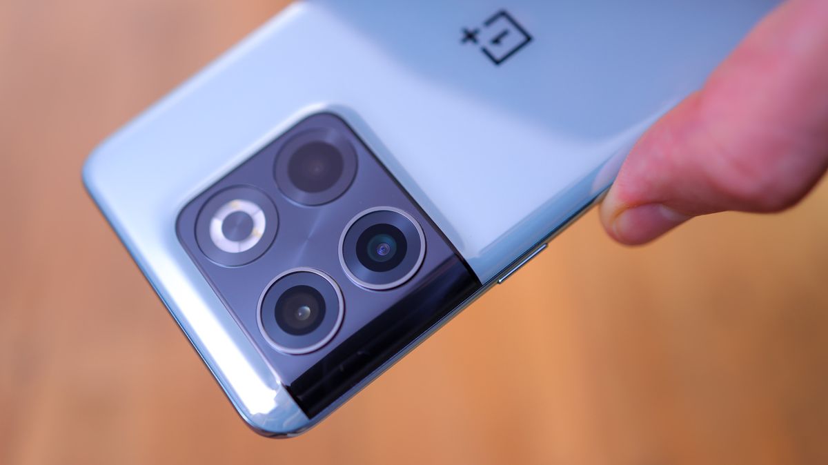 A photo of the OnePlus 10T smartphone