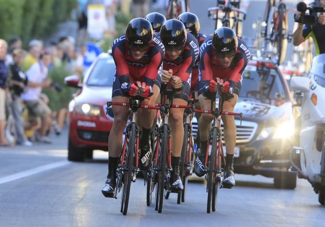 Team BMC were pushed out of the medals