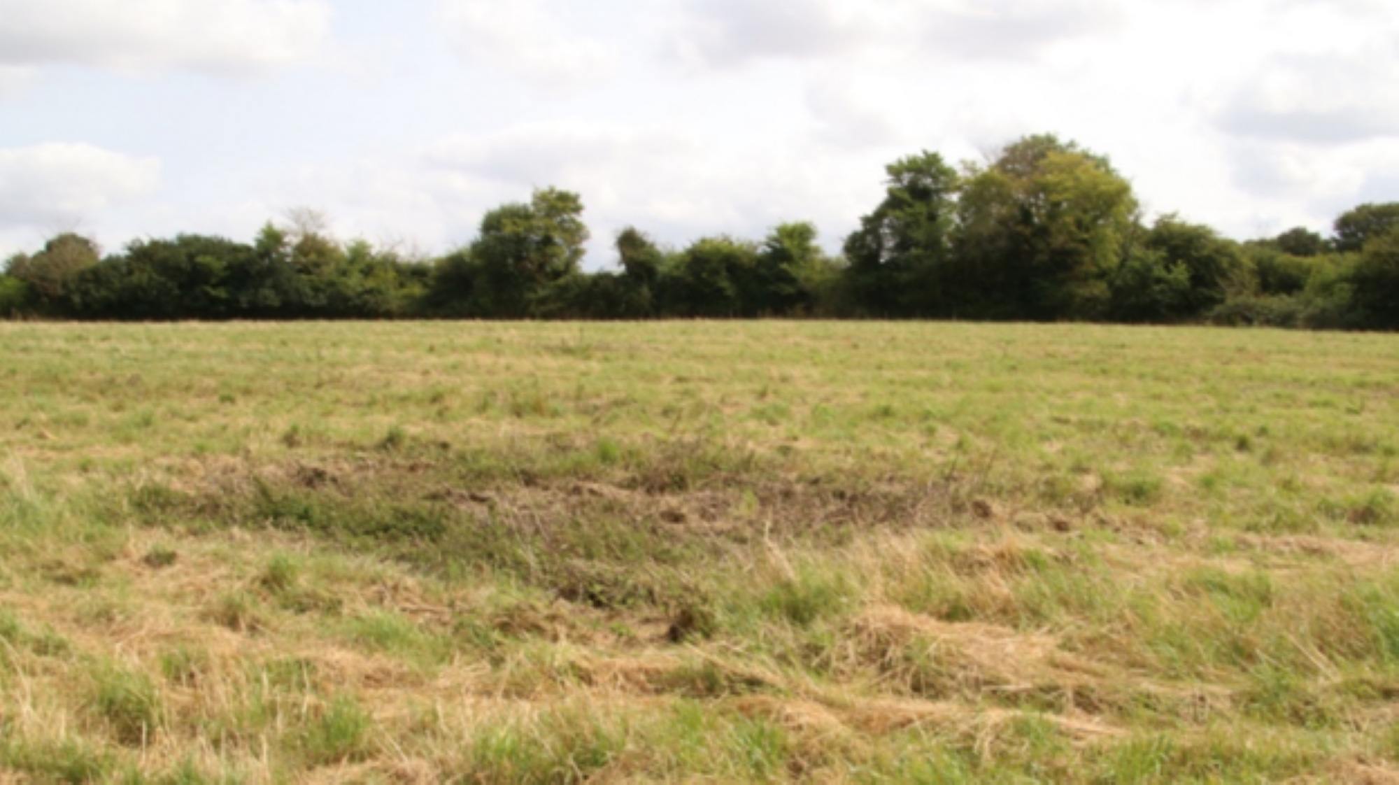 A field in England where scientists drilled boreholes into an ancient volcano.
