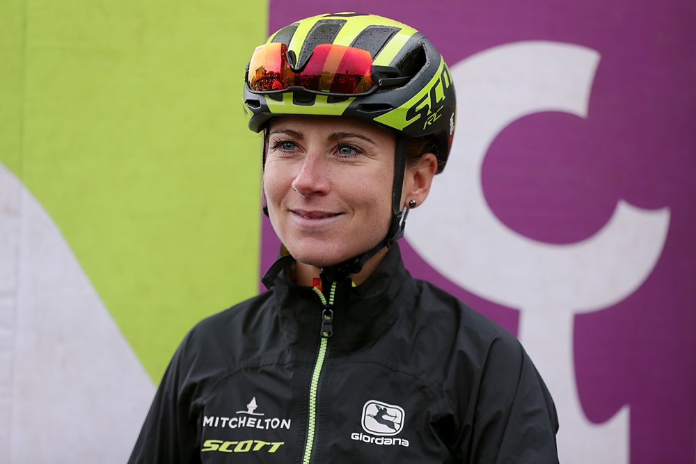 Annemiek van Vleuten (Mitchelton-Scott) racing at Emakumeen Bira