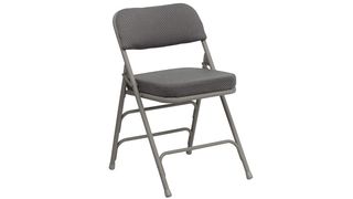 Padded metal folding chair