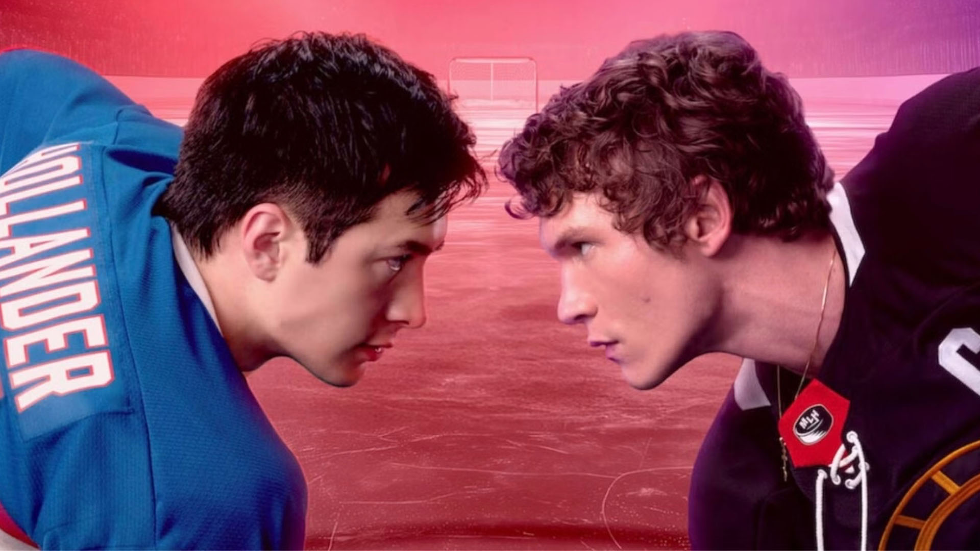 Heated Rivalry poster.