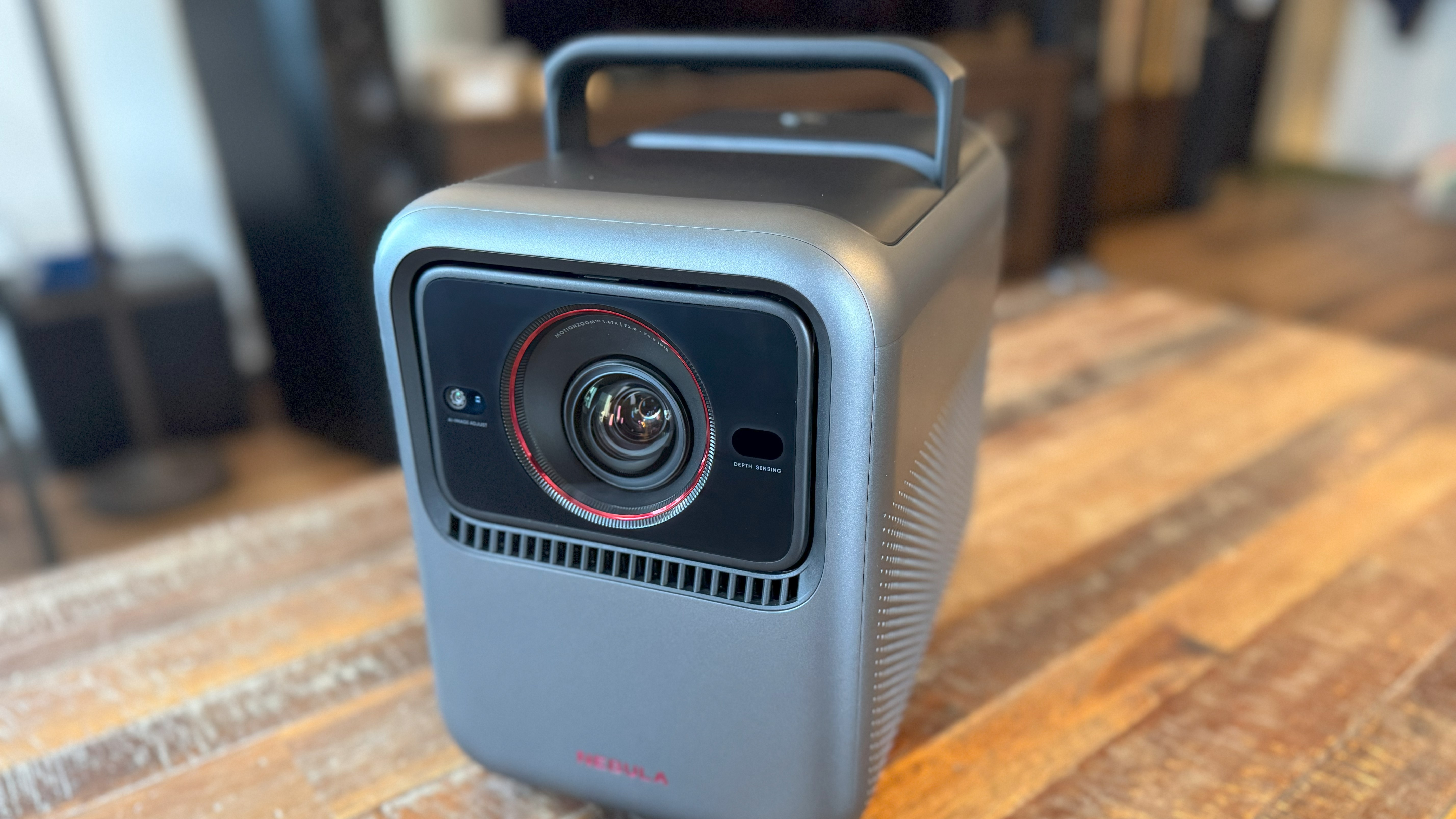 Anker Nebula X1 on table