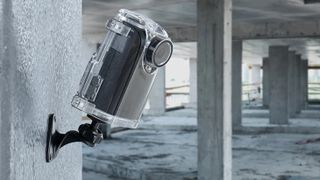 Brinno TLC300 timelapse camera on a construction site