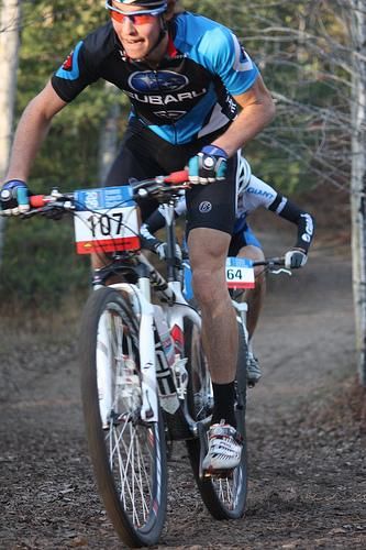 Sam Schultz at the crest