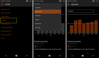 Lumia 950 Equalizer