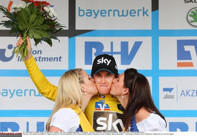 Geraint Thomas (Team Sky) winner of the 2014 Bayern Rundfahrt