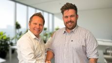 Jack Bell, strategic partner acquisition manager at Nebula, pictured alongside Sam Giggle, Nebula&rsquo;s managing director of channel.