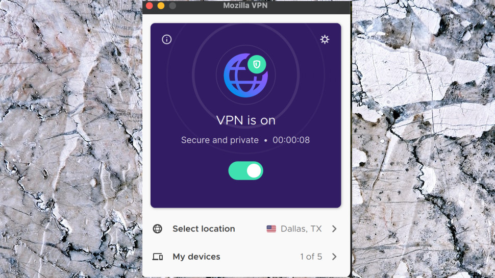 Mozilla VPN Mac App