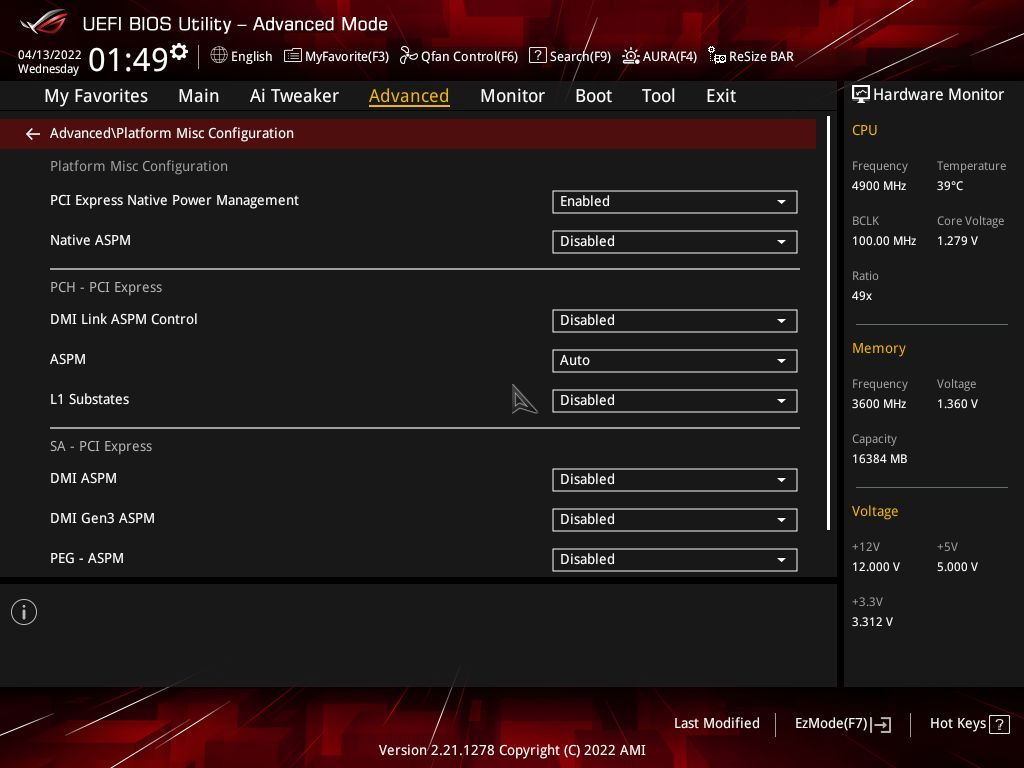 Asus ROG Strix B660-A Gaming WIFI D4