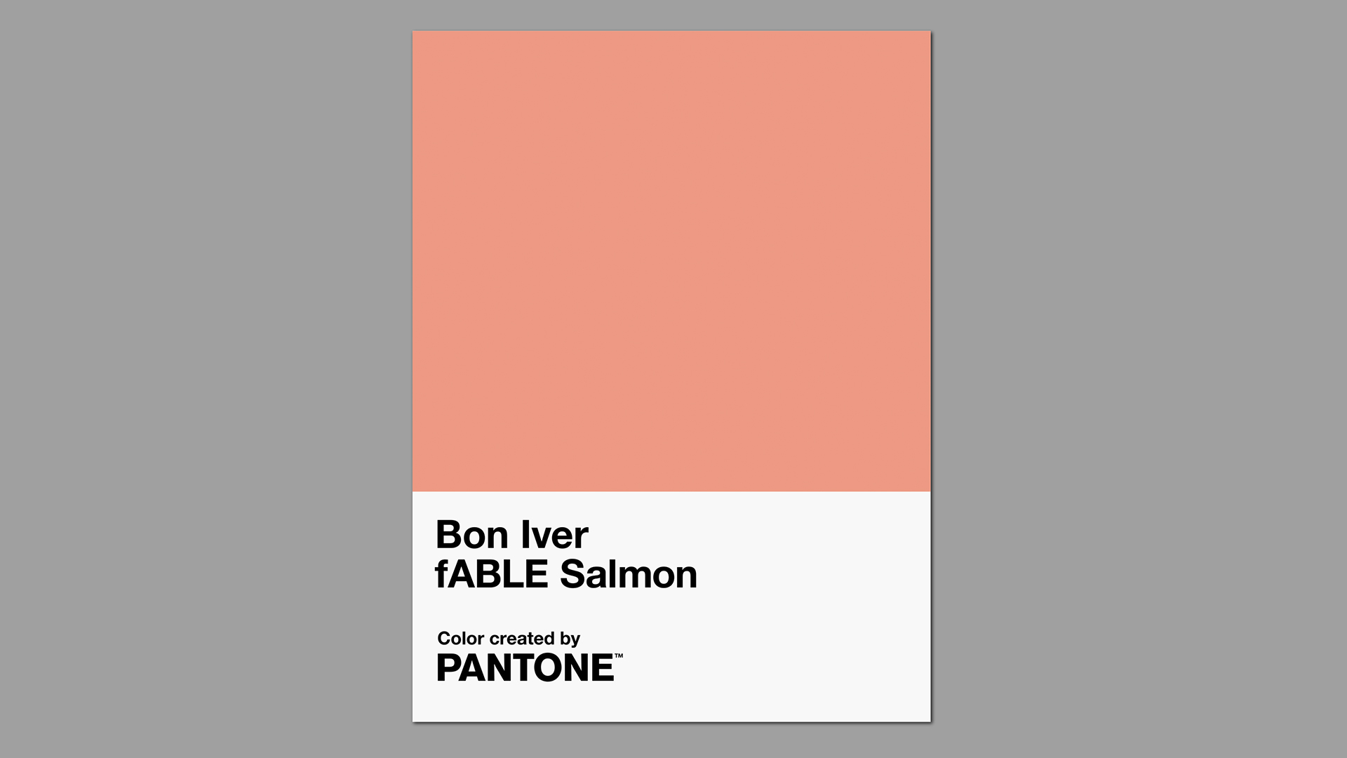 Pantone fABLE Salmon
