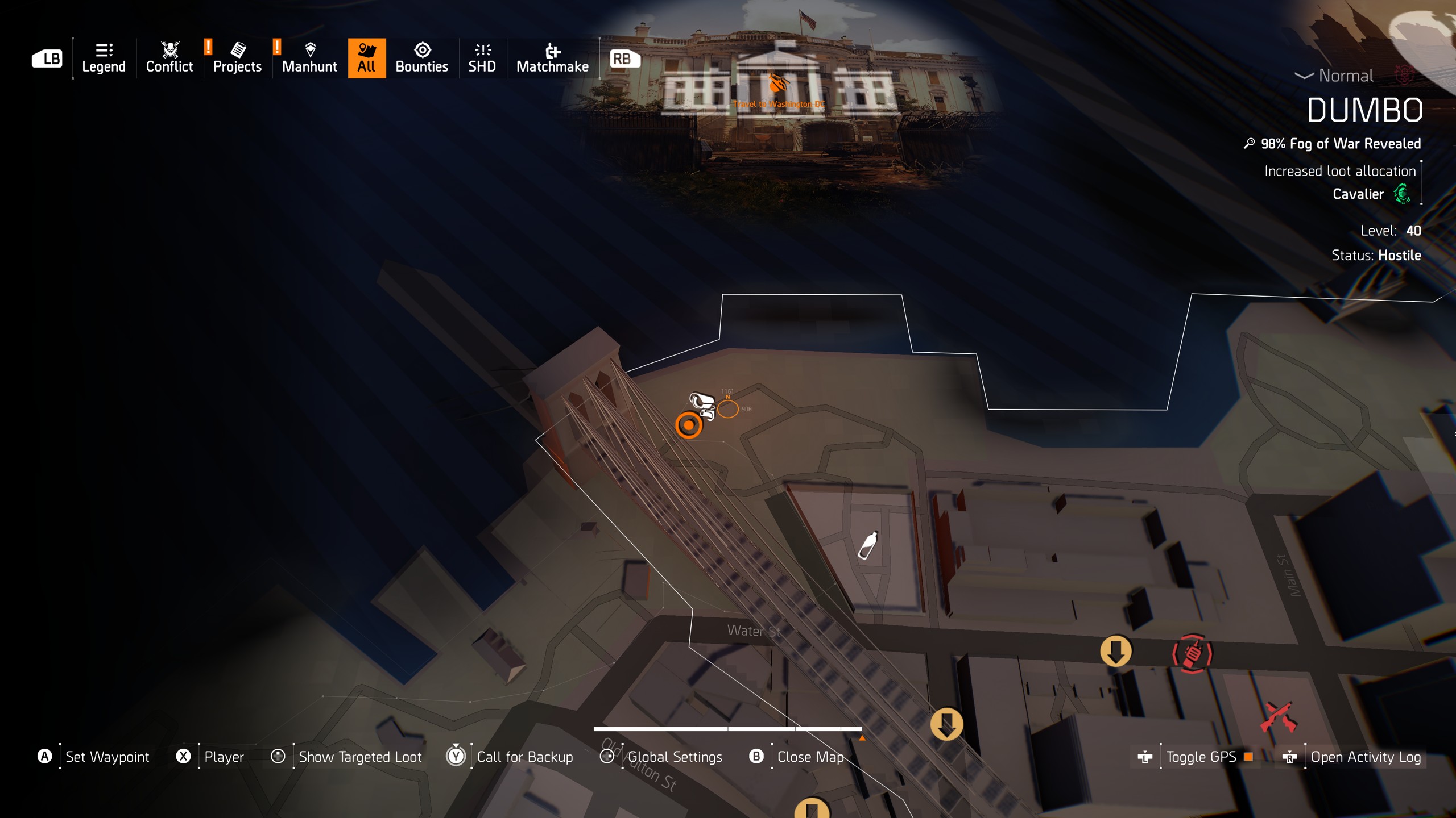 The location of the final, secret ECHO in The Division 2 Battle for Brooklyn DLC.