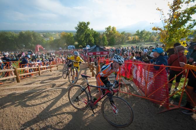 Cyclocross race fans came out in droves to wathch the elite mens race and enjoy the Boulder weather. Boulder Cup.