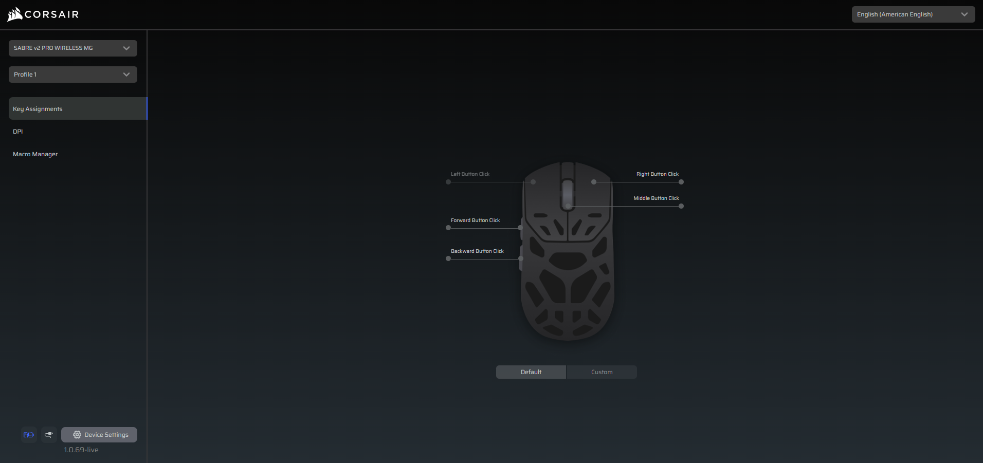 كورسير سيبر V2 برو وايرلس إم جي