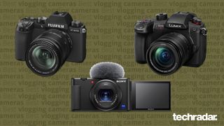 Et udvalg af de bedste kameraer til vlogging: Fujifilm X-S10, Sony ZV-1 og Panasonic GH5 Mark II