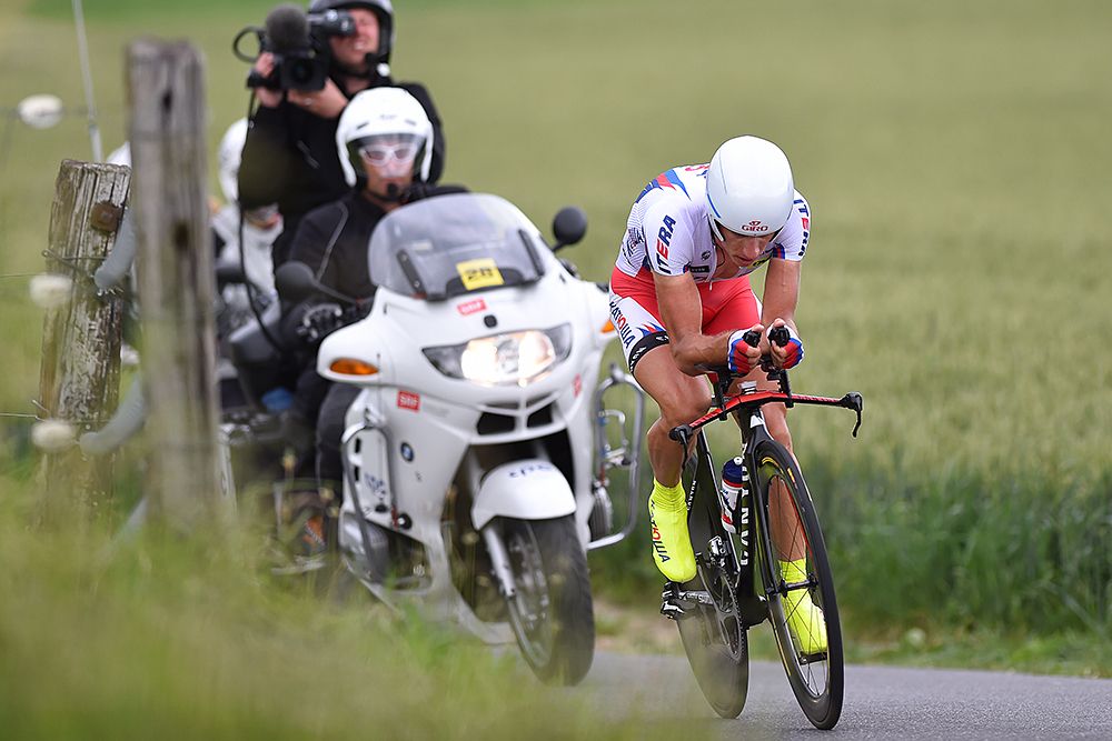 Simon Spilak (Katusha) won the overall title at the Tour de Suisse