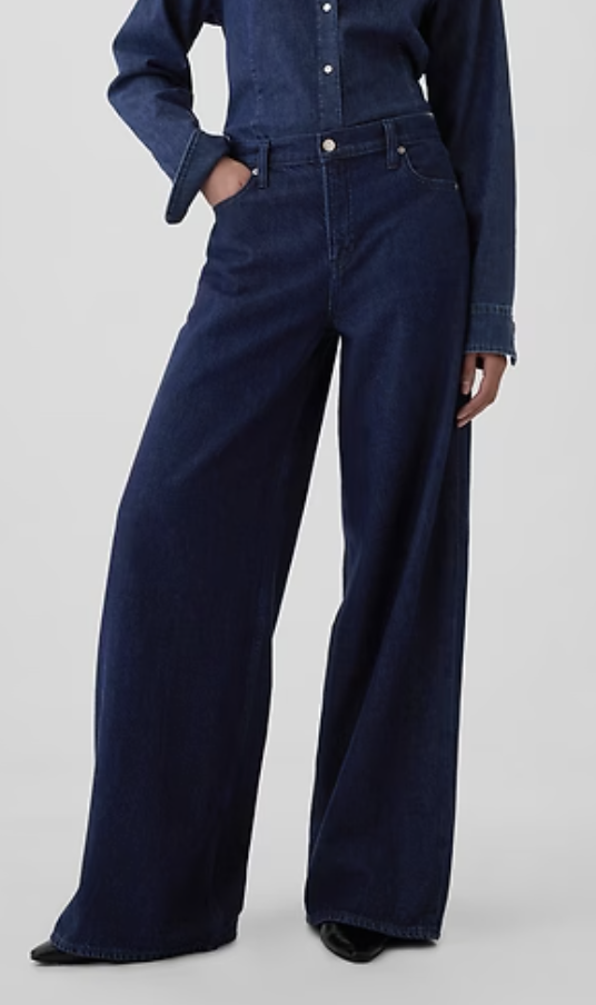 Gap, Mid Rise UltraSoft Baggy Jeans