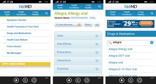 WebMD App Health Tools