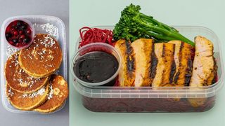 A selection of two meals from the Good Prep, our top-pick of the best weight loss meal services