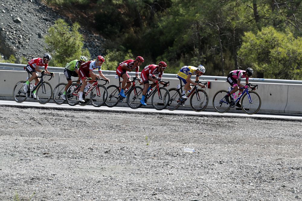 The breakaway during stage 3 in Turkey