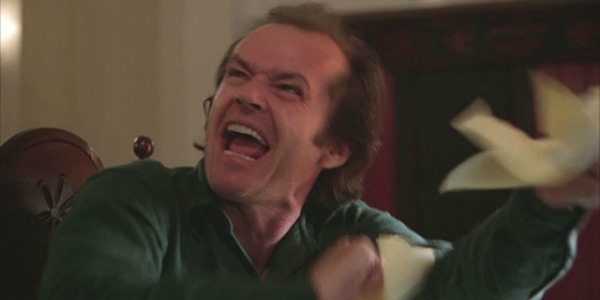 Jack Nicholson in The Shining.