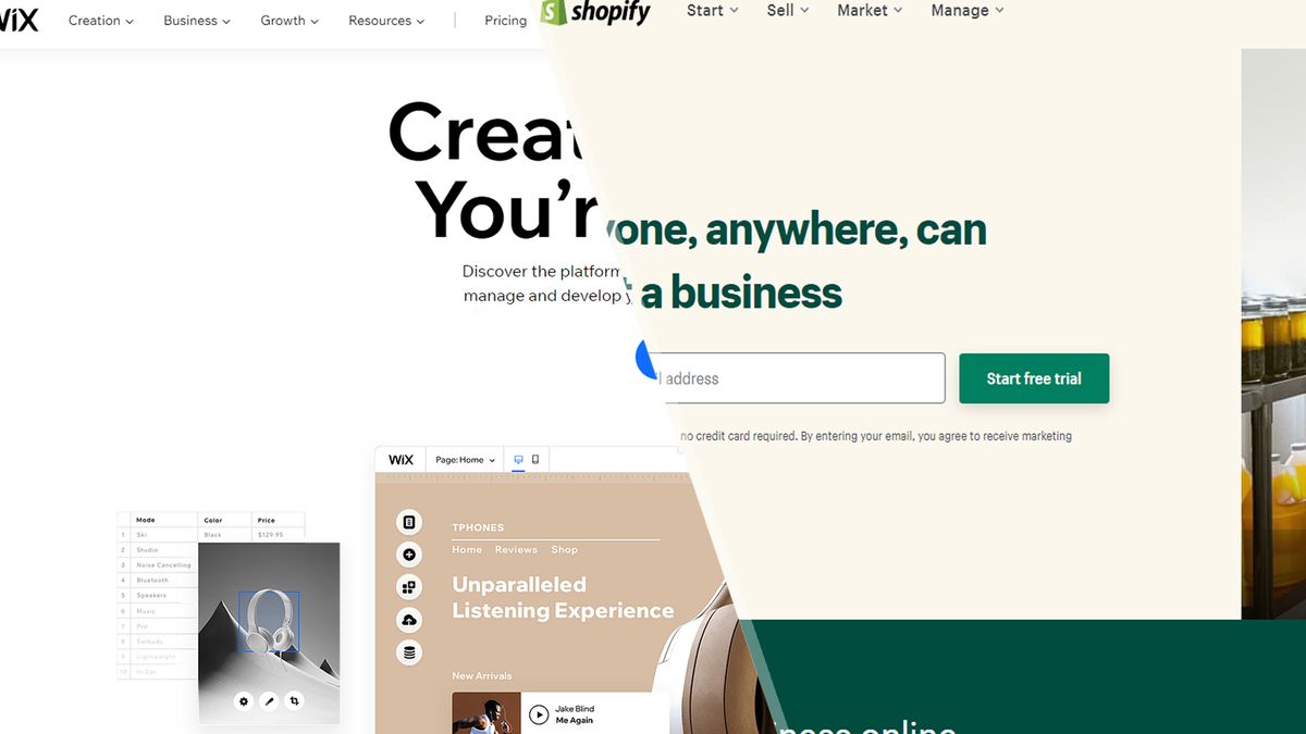 Wix vs Shopify