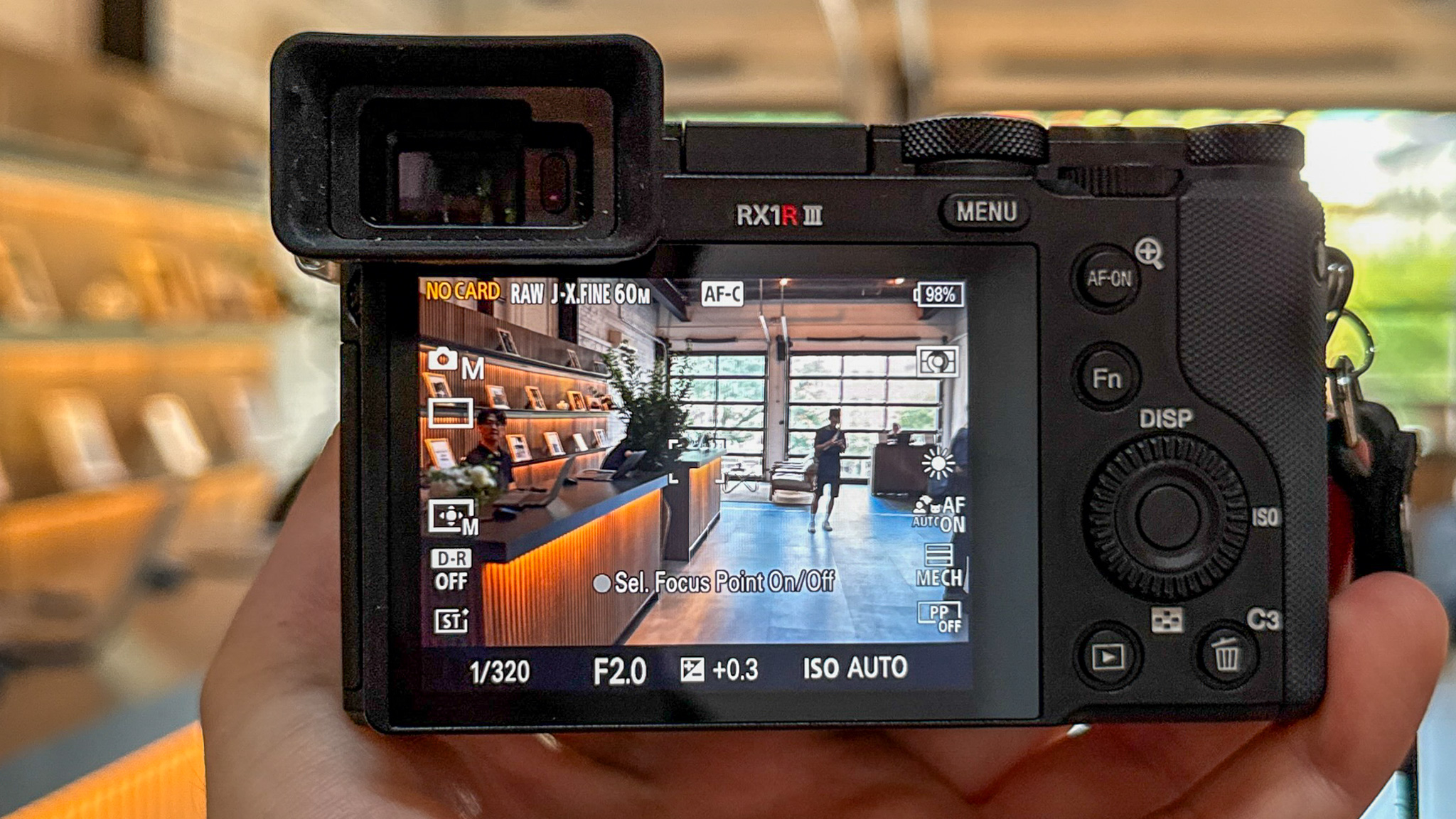 Sony RX1R III - Fixed screen