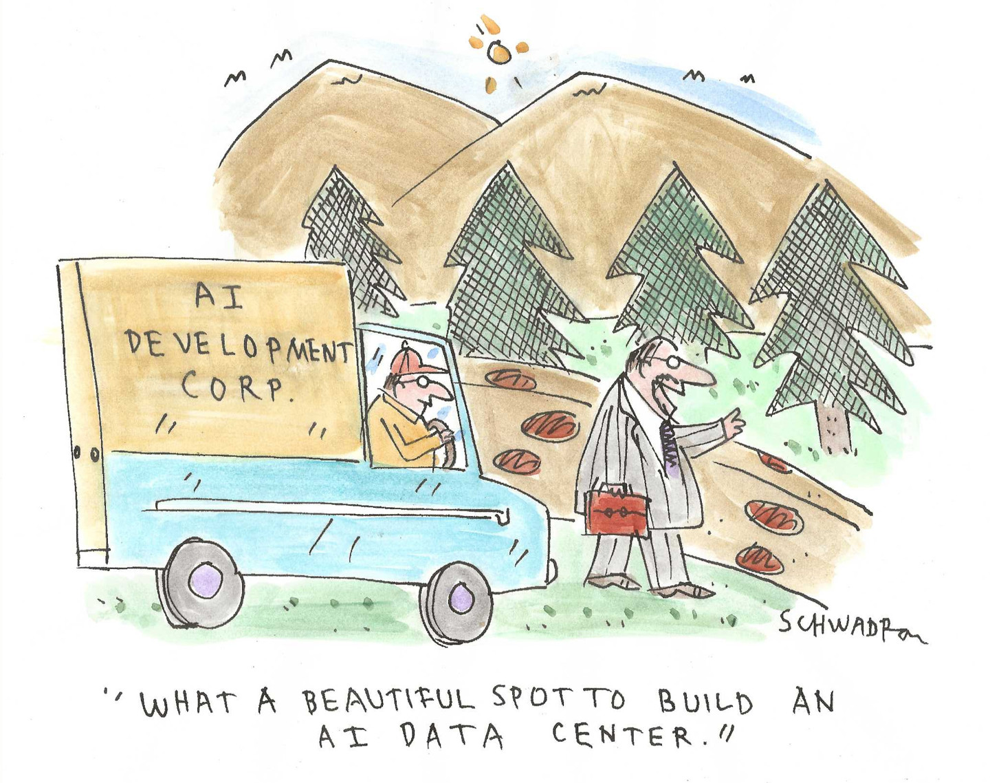 Political cartoon