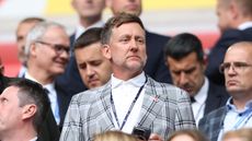 Ian Poulter watches England v Switzerland in the European Championships quarter-final