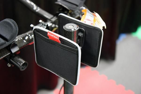 Sampson says its new System 1 is ideally suited for triathletes, long-distance riders and marathon mountain bike events thanks to its pit-friendly interchangeable sleeve design.