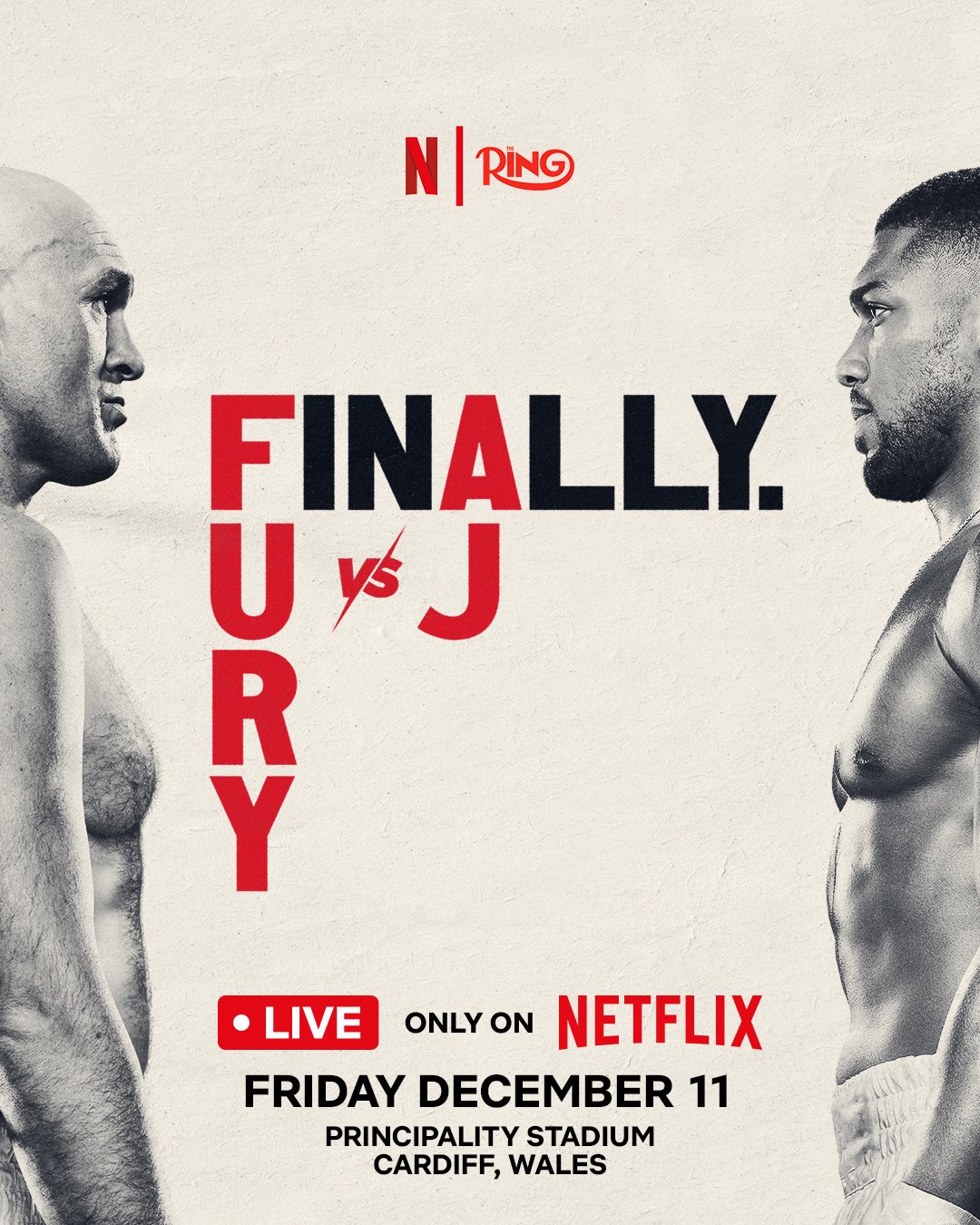 Fury vs AJ poster