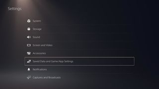 Ps5 Settings Save Game Data