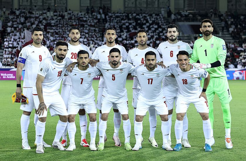 Iran World Cup 2026 squad: Players of Iran pose for a team photo prior to the FIFA World Cup 2026 Qualifier match between Qatar and IR Iran at Jassim Bin Hamad Stadium on June 05, 2025 in Doha, Qatar.