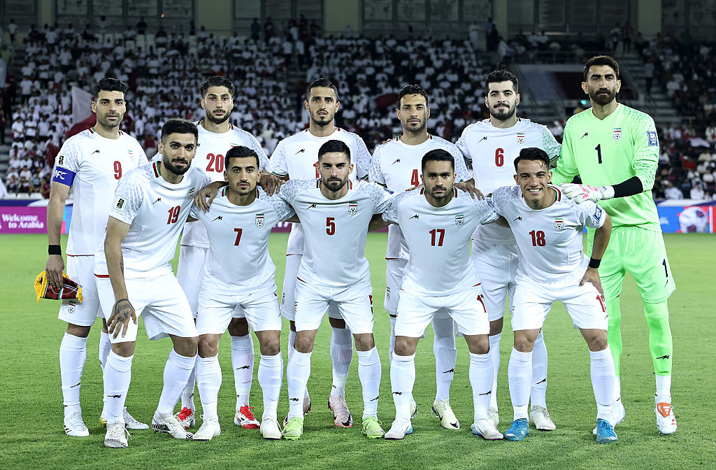 Iran World Cup 2026 squad: Players of Iran pose for a team photo prior to the FIFA World Cup 2026 Qualifier match between Qatar and IR Iran at Jassim Bin Hamad Stadium on June 05, 2025 in Doha, Qatar.