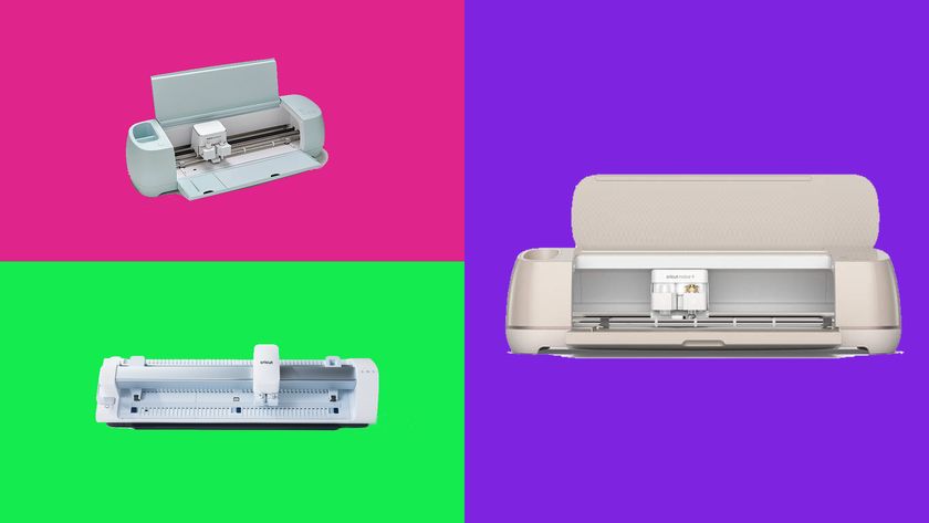 Cricut machines on a bright background