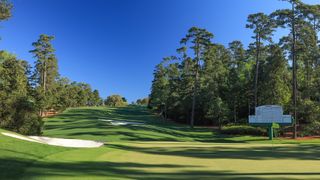 Looking back down the 10th hole at Augusta National
