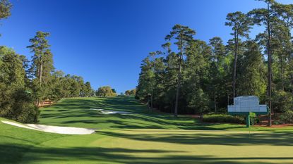 Looking back down the 10th hole at Augusta National