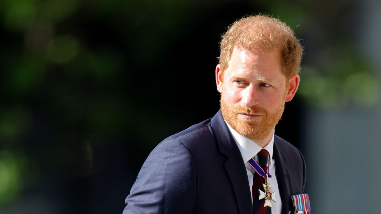 Prince Harry attends the Invictus Games Foundation 10th Anniversary Service in 2024