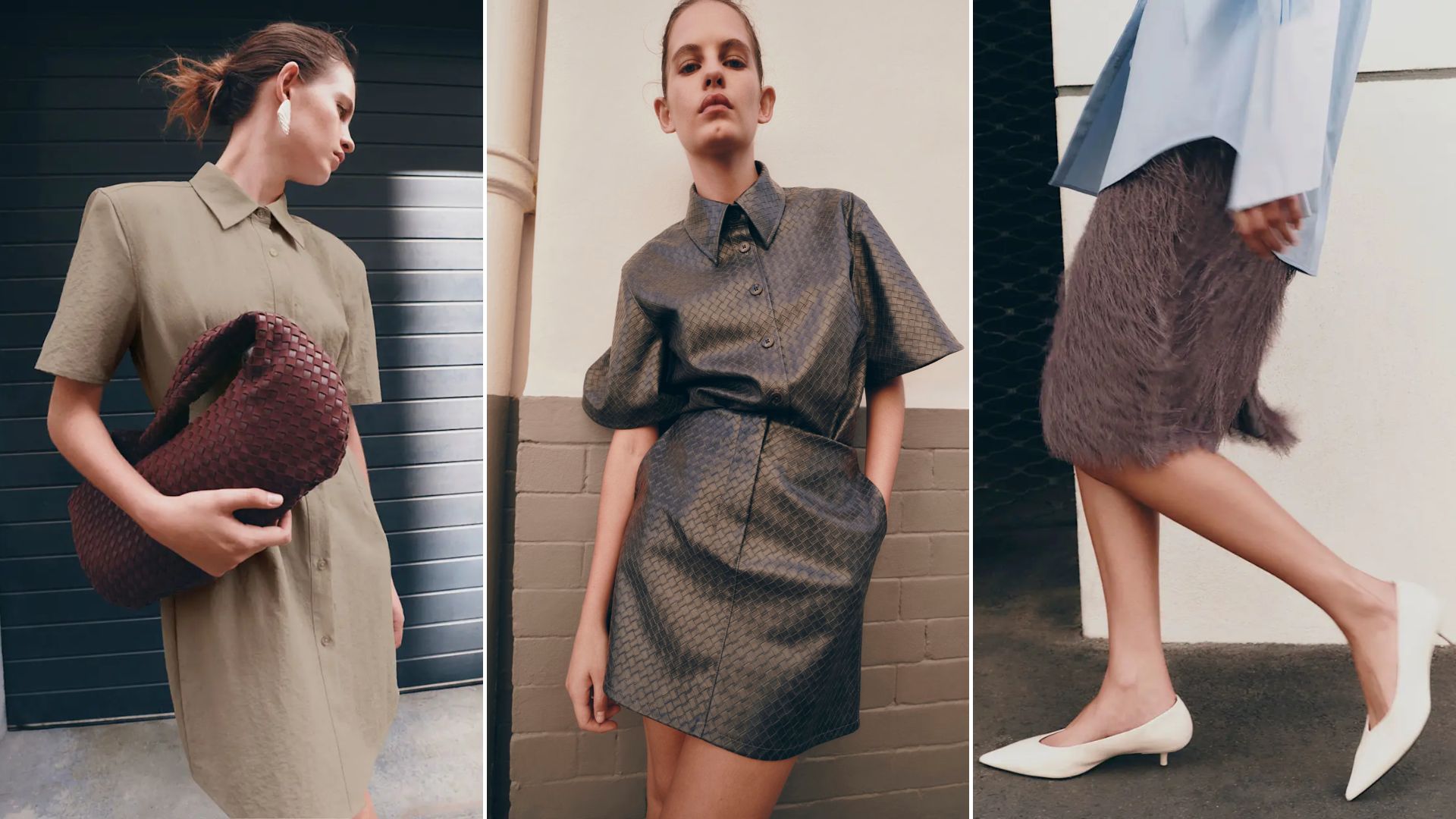 Three models wearing the new M&amp;S Love That collection 