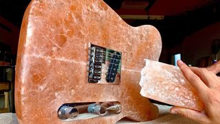 Burls Art salt guitar