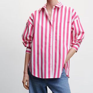 Oversize striped shirt