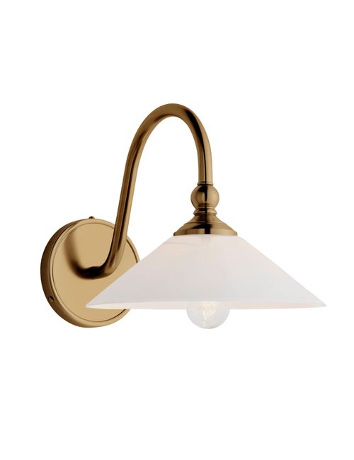 Theo Sconce with Alabaster Shade