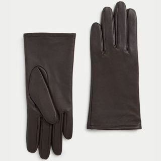 M&S Leather Warm Lined Gloves