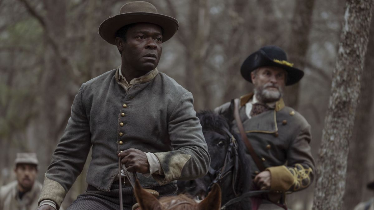 David Oyelowo and Shea Whigham in Lawmen: Bass Reeves