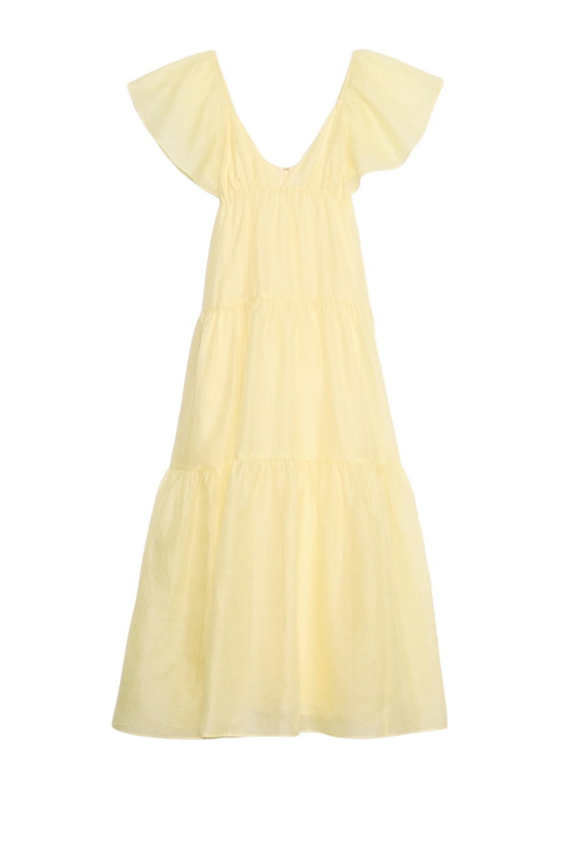 Banana Republic, Linen-Silk Tiered Maxi Dress