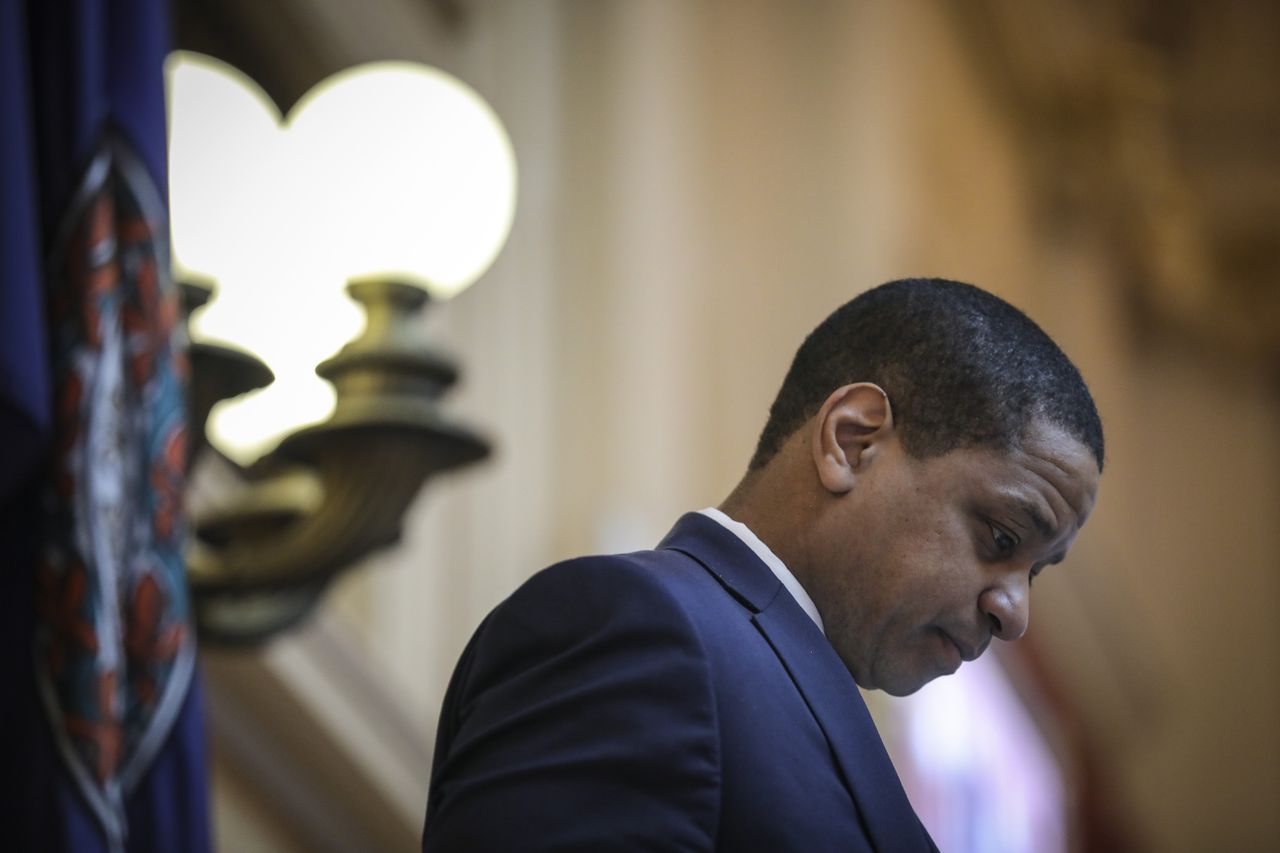 Virginia Lt. Governor Justin Fairfax at the Virginia State Capitol